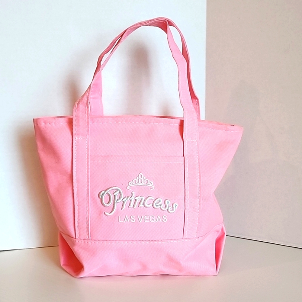 Mini tote bag Las Vegas Princess zipper closure